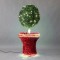 PROFESSIONAL DESIGN, FLOWERPOT 3D, WITH WARM WHITE LED ROPE LIGHT, WARM WHITE LED,130x80x80cm,IP65 600-23388
