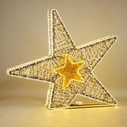 PROFESSIONAL DESIGN, STAR 3D, WARM WHITE LED ROPE LIGHT, WARM WHITE LED, 153x135x20cm, IP65 600-23395 PROFESSIONAL DESIGN, STAR 3D, WARM WHITE LED ROPE LIGHT, WARM WHITE LED, 153x135x20cm, IP65 600-23395