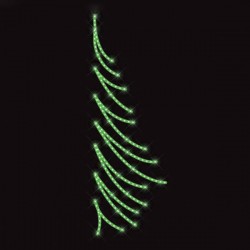 PROFESSIONAL POLE DESIGN, TREE, GREEN LED ROPE LIGHT, 170x50cm, IP65 600-23421 PROFESSIONAL POLE DESIGN, TREE, GREEN LED ROPE LIGHT, 170x50cm, IP65 600-23421