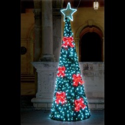 ПРОФЕСИОНАЛНА 3D КОЛЕДНА УКРАСА С LED СВЕТЛИНИ