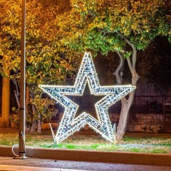 PROFESSIONAL DESIGN, STAR 3D, WARM WHITE LED ROPE LIGHT, WHITE LED, 200x200cm, IP65 600-23441 PROFESSIONAL DESIGN, STAR 3D, WARM WHITE LED ROPE LIGHT, WHITE LED, 200x200cm, IP65 600-23441