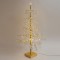 ACRILIC CHAMPAGNE TREE WITH TOP STAR, 4,5V ADAPTOR, 80 WARM WHITE MINI LED, 60cm, IP44 600-30547