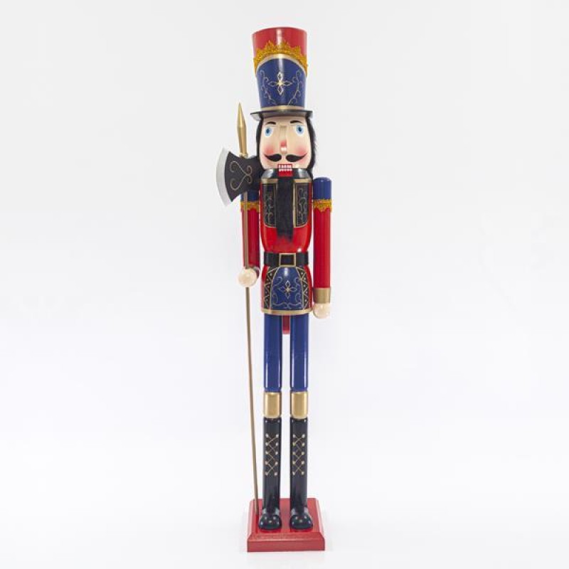 NUTCRUCKER WITH AXE, RED, 150cm 600-40747