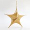 STAR,FABRIC METALLIC GOLD, 40cm 600-40818