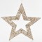 HANGING STAR, GRID, CHAMPAGNE , 60cm 600-40925