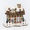 DECORATIVE HOUSE, CHECKED, 25x17,5x24cm 600-41114