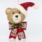 BEAR WITH CAP AND BOW, 23x13x36cm 600-41125