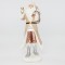 TABLE PINK SANTA WITH SACK IN BASE, 17x15x39,1cm 600-41146