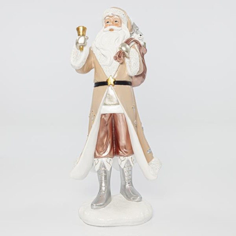 TABLE PINK SANTA WITH SACK IN BASE, 17x15x39,1cm 600-41146