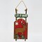 HANGING SLEIGH WITH DEER, 42X4X18cm 600-41510