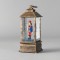 PLASTIC LATERN VINTAGE BLACK, WITH WATER, WITH NUTCRACKER INSIDE, BATTERY OPERATED, 9*9*22cm,IP20 600-41652