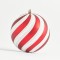 PLASTIC BALL, WHITE AND RED, SET 2PCS, 12cm 600-42822