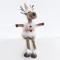 LIGHTED SITTING DEER, WITH PINK CAP, 12x11x44cm 600-43162