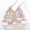 TREES, PINK - GREEN MINT, 2pcs, 21x9,5x0,5cm 600-43837