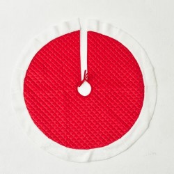 TREE SKIRT, RED, VELVET, 90cm 600-44184