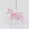 ACRYLIC UNICORN IRIDESCENT, PINK, WITH GLITTER, 10x7cm 600-44619
