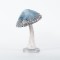 VELVET MUSHROOM, BLUE, 16x26cm 600-44740