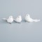 BIRDIE WHITE, 12x5cm 600-44759