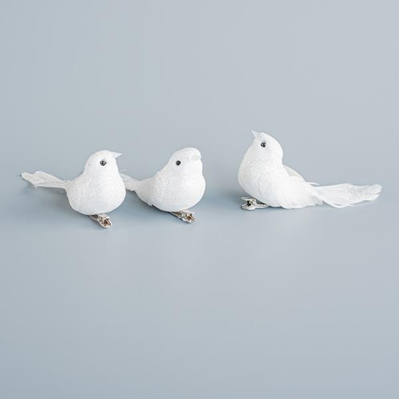 BIRDIE WHITE, 12x5cm 600-44759