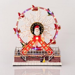 AMUSEMENT PARK WHEEL, 29 LED, WITH ADAPTOR, WITH MUSIC AND MOVEMENT, 23x14x28cm 600-44808