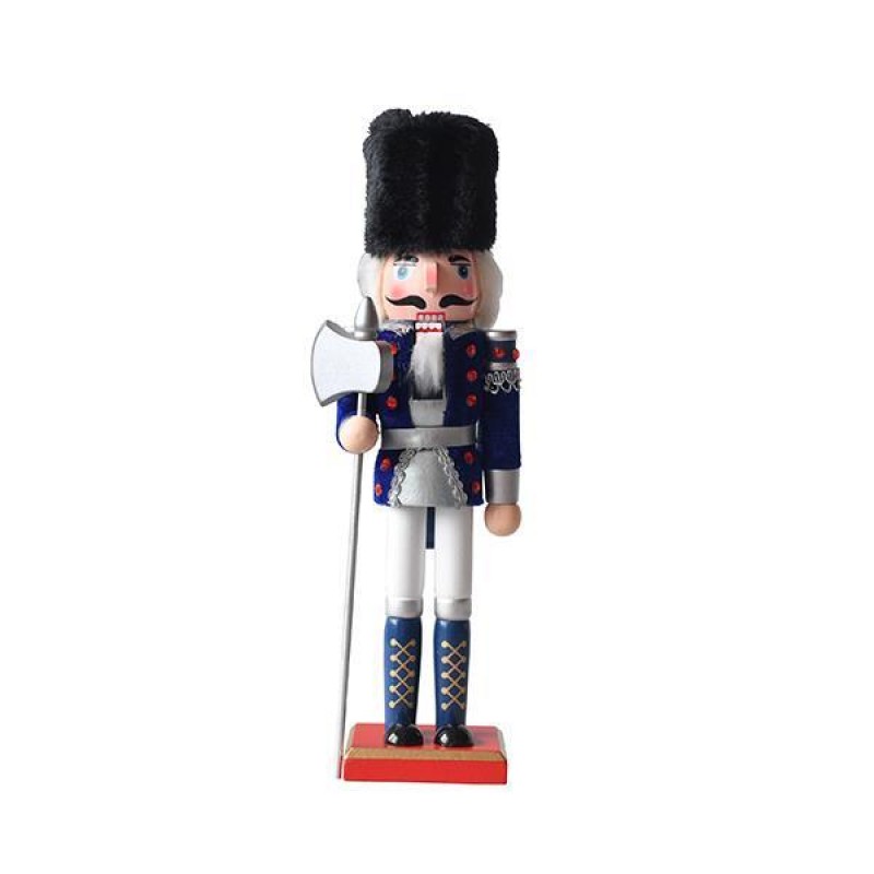 NUTCRACKER, BLUE-WHITE, 30cm 600-44822