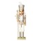NUTCRACKER, WHITE-CHAMPAGNE, WITH SNOWFLAKE 38cm 600-44828