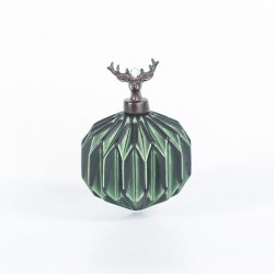 ПОРЦЕЛАНОВА ТОПКА С ЕЛЕН, ЗЕЛЕНА, 8 СМ