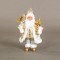 WHITE SANTA, WITH GOLD, 40cm 600-44889