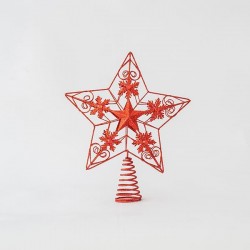 ЗВЕЗДА ЗА ВЪРХА НА КОЛЕДНА ЕЛХА С ДИЗАЙН