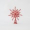 WIRE TOP TREE, RED, 3D STAR, 30x25cm 600-44928