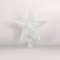 WIRE TOP TREE, WHITE, STAR, 30,5x34,5cm 600-44930