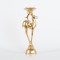 DECORATIVE CANDLE HOLDER, DEER, GOLD, 9,5x27cm 600-44946