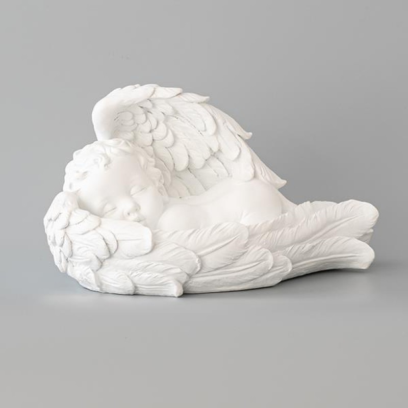 ДЕКОРАТИВЕН АНГЕЛ БЯЛ 32,5X17,2 СМ