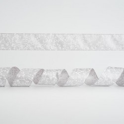 SILVER RIBBON, WITH SILVER TWIGS, 6,35cm, 10Y 600-44963