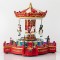 CAROUSSEL, WITH KIOSK, 49 LED, WITH TRANSFORMER, WITH MUSIC AND MOVEMENT, 32,5x28x30cm 600-44983