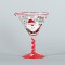 GLASS ORNAMENT, CUP, 9x9x12,2cm 600-45178