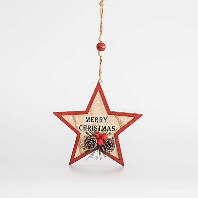 ДЪРВЕНА КОЛЕДНА ЗВЕЗДА С НАДПИС MERRY CHRISTMAS ДЪРВЕНА КОЛЕДНА ЗВЕЗДА С НАДПИС MERRY CHRISTMAS