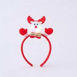 LIGHTED HEAD BAND, WITH REINDEER, 3 LED, BATTERY OPERATED, 11,5x1,5x21,5cm 600-45252