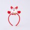 LIGHTED HEAD BAND, WITH REINDEER, 3 LED, BATTERY OPERATED, 11,5x1,5x21,5cm 600-45252