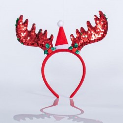 HEAD BAND, WITH REINDEERS ANTLERS, 11,5x1,5x21,5cm 600-45253