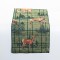 TABLE RUNNER, GREEN WITH REINDEERS, 150x33cm 600-45268