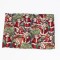TABLE MAT, BLUE WITH SANTA, 1 PC, 31x43cm 600-45277