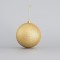 PLASTIC BALL, GOLD, GLITTER, SET 6PCS, 10cm 600-45306
