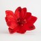 MAGNOLIA, FABRIC, RED, WITH GLITTER, 24x24cm 600-45364