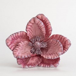MAGNOLIA, FABRIC, PINK, WITH GLITTER, 19x20cm 600-45379