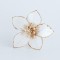 MAGNOLIA, WHITE WITH GOLD, 14cm 600-45391