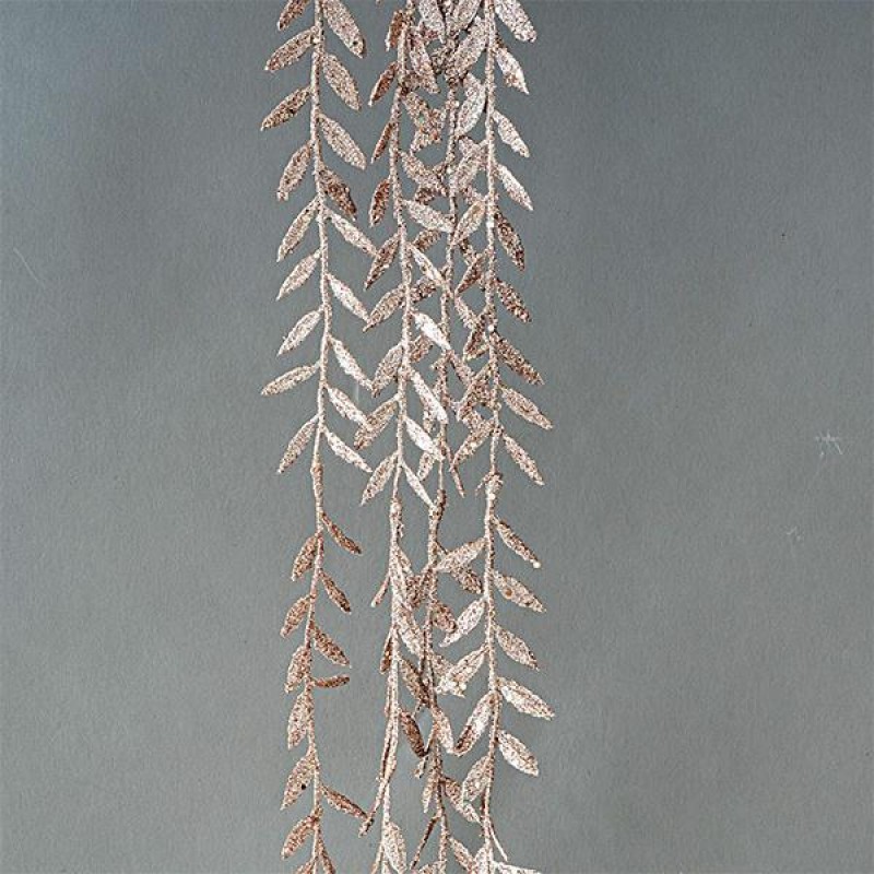 TWIG WITH LITTLE LEAVES, PINK, 130cm 600-45397