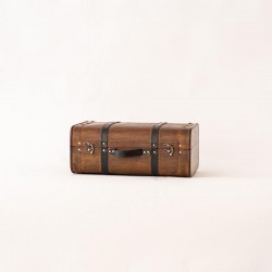 WOODEN SUITCASE, 45x28x19cm 600-45479