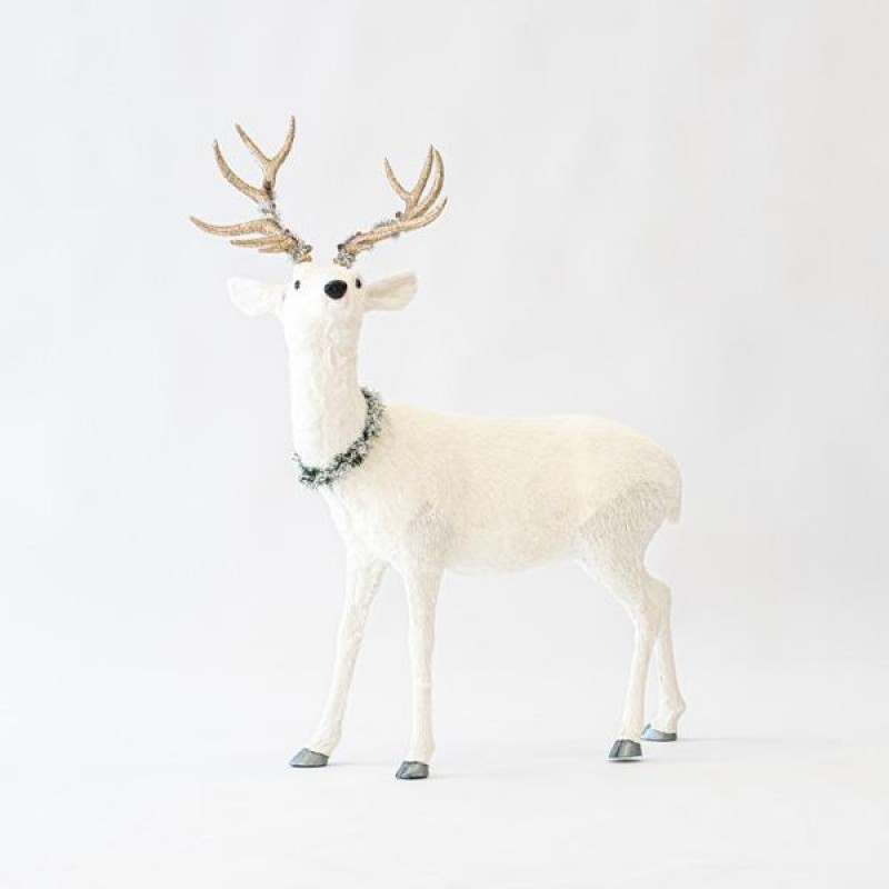 WHITE DEER, 90x40x120cm 600-45542