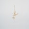 ACRYLIC FAIRY, TRANSPARENT, WITH LIGHT GOLD GLITTER, 6,9x14cm 600-45600